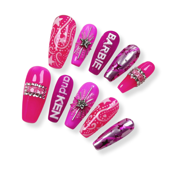 NAILIO™ Barbicore Handmade Press-On Nails