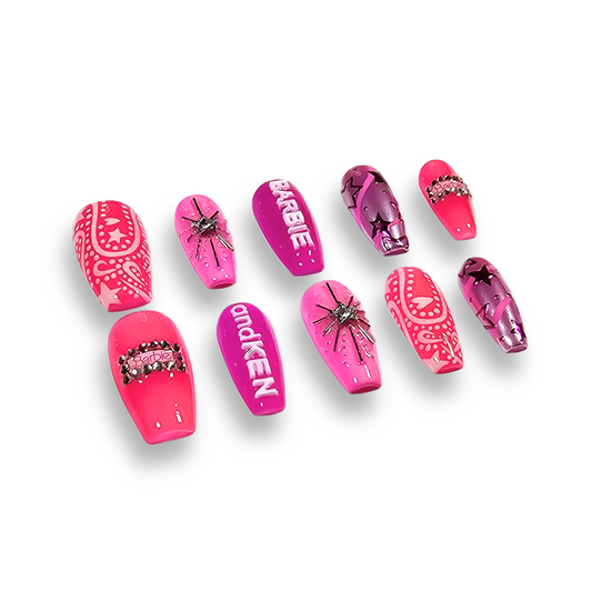 NAILIO™ Barbicore Handmade Press-On Nails