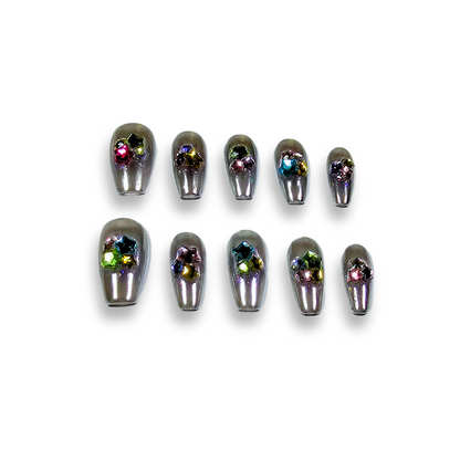 NAILIO™ Mirror on the Wall Handmade Press-On Nails