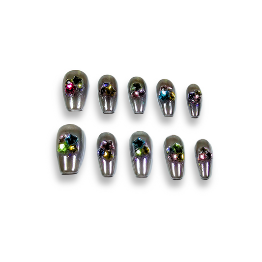 NAILIO™ Mirror on the Wall Handmade Press-On Nails